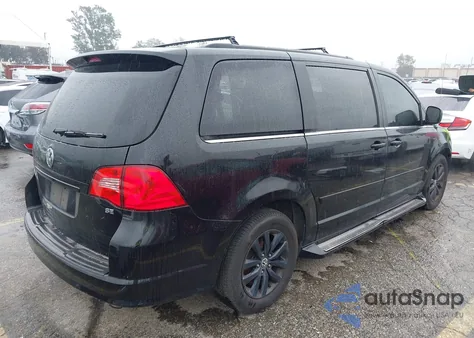 2012 Volkswagen Routan Se из США, поврежденный, VIN 2C4RVABG2CR391462